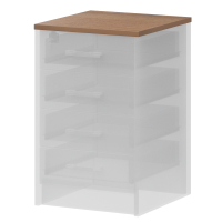 Крышка к тумбе приставной (АТ-05) Арго А-705 Орех гварнери